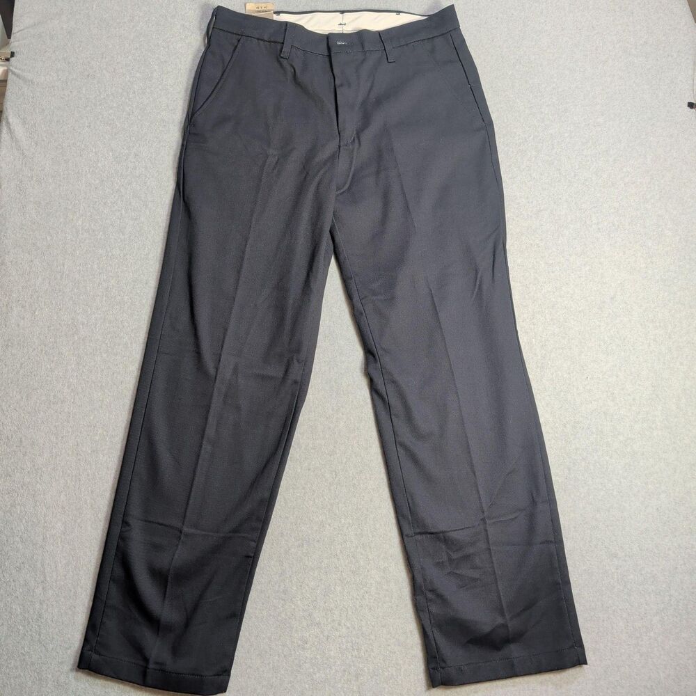 Bulwark FR Pants Mens 34x32 Navy Flame Resistant Khakis Workwear CAT2 NFPA 2112